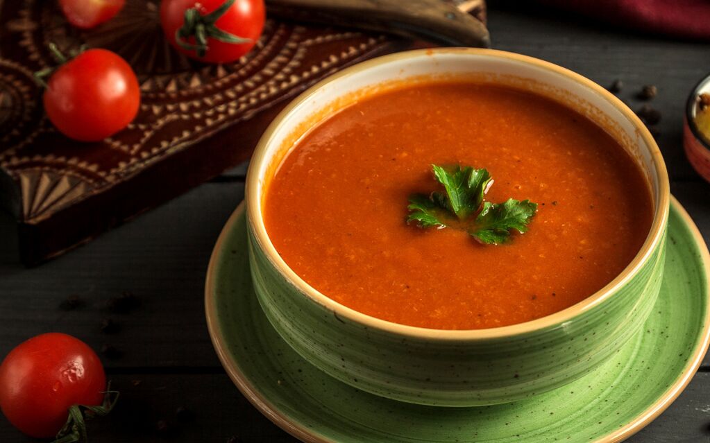 sopa de puré de verduras para adelgazar adecuadamente